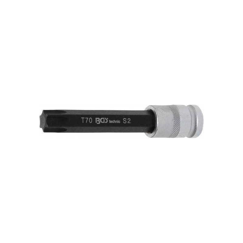 Douille à embouts | longueur 120 mm | 12,5 mm (1/2") | profil T (pour Torx) T70 BGS 5003