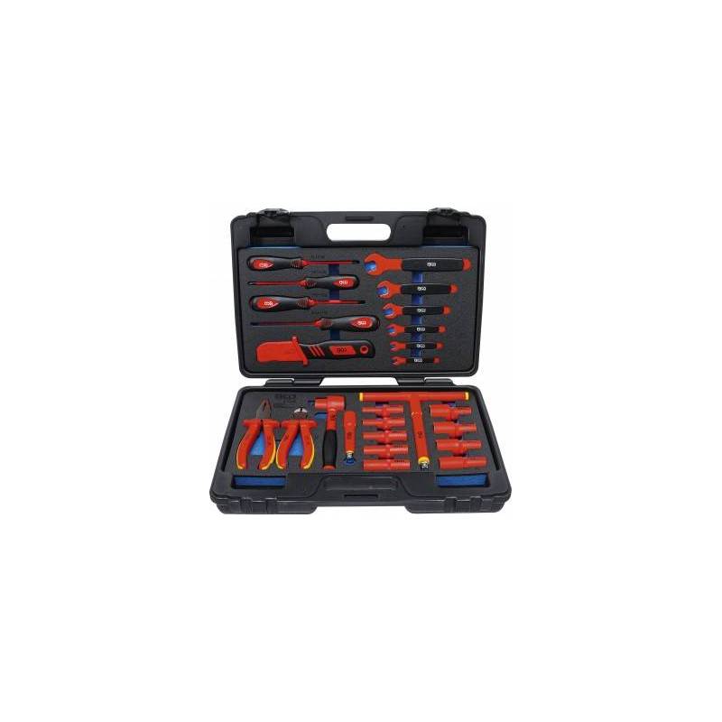 Caisse à outils pour clés à douilles VDE | 26 pièces BGS 7130