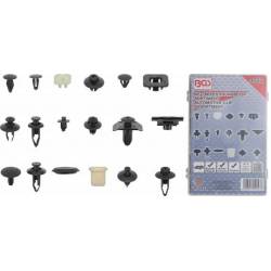 Assortiment de clips de fixation automobiles pour Nissan | 408 pièces BGS 9143