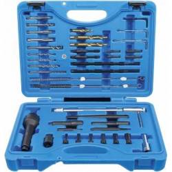 Jeu d'outils pour bougies de préchauffage et kit de réparation de filetages | M8, M10 | 41 pièces BGS 9565