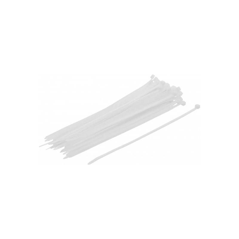 Assortiment de colliers plastique | blanc | 4