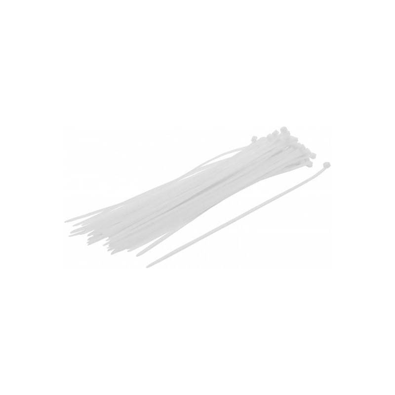 Assortiment de colliers plastique | blanc | 4