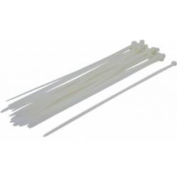 Assortiment de colliers plastique | blanc | 8