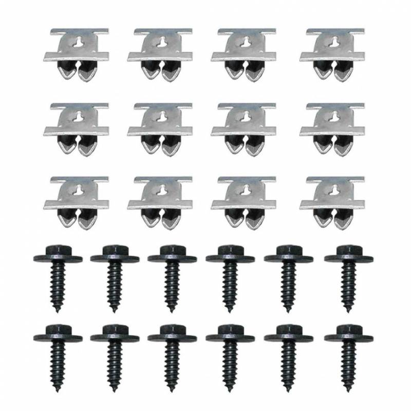 24 Clips pour Protections sous-moteur Opel Astra G 1998 à 2009