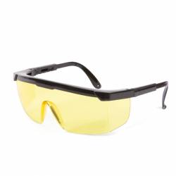 Lunettes de protection professionnelles pour lunettes avec protection UV - jaune