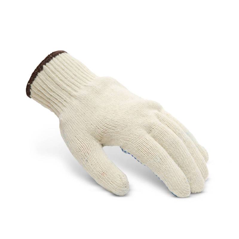 LRPA - Gants coton antidérapants - PVC à pois - L