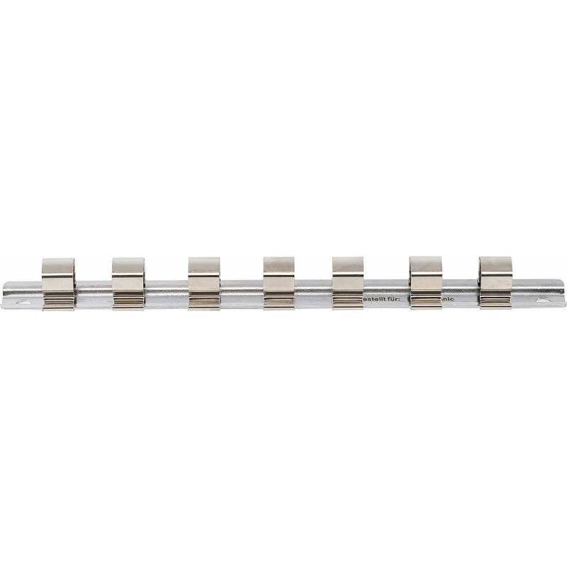 Rail pour douilles 7 clips | 12,5 mm (1/2") BGS 2318
