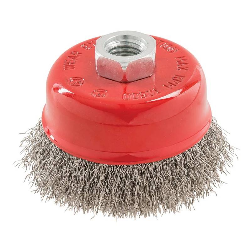 Brosse boisseau à fils d'acier inox - 75 mm à Bon Prix sur lecoindumecano.fr