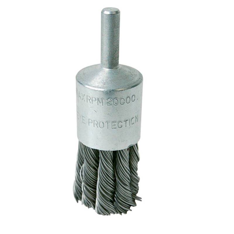 Brosse-pinceau à fils d'acier torsadés - 22 mm à Bon Prix sur lecoindumecano.fr