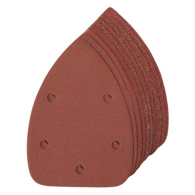 Feuilles abrasives triangulaires auto-agrippantes 140 mm