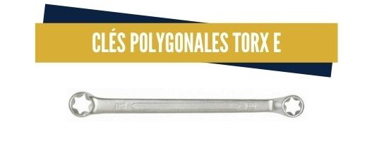 Clés polygonales Torx E