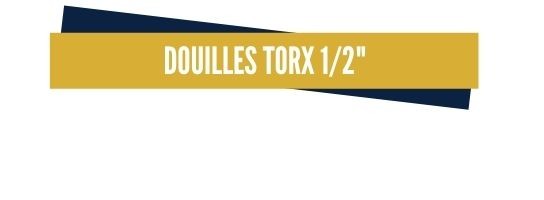 Douilles Torx 1/2"