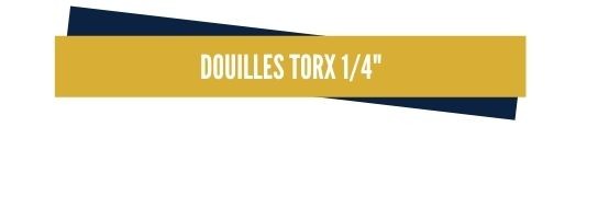 Douilles Torx 1/4"